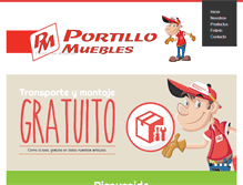 Tablet Screenshot of mueblesportillo.com